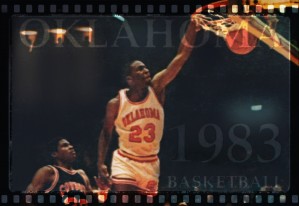 1983 oklahoma sooners basketball wayman tisdale jersey number 23 slam dunk